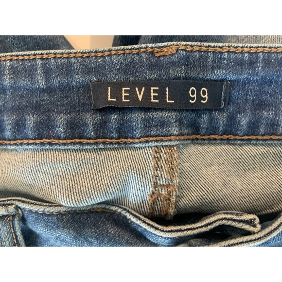 Level 99 Pants Womens Sz 30 Blue Denim Jean Innocent Bootcut Anthropology $120 - Picture 3 of 5